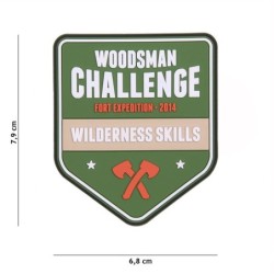 Klett Patch 3D PVC No.23009 Woodsman Challenge 7,9 x 6,8