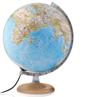 Tischglobus National Geographic »Silver Classic«.