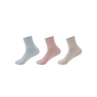 3er Pack Damen Socken Baumwolle » 3 Paar Premium Kurzsocken » Kurzschaft MED + DIA » Venenfreundlich ohne Gummibund - A / 39-