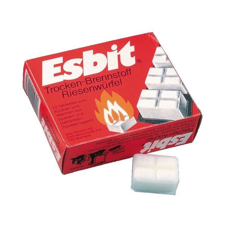 16 Stück Esbit Brennstofftabletten á 5g 0,31€/Stück