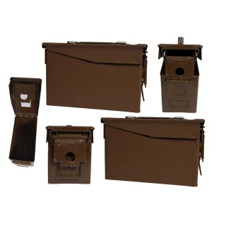 2 St. Britische Munikiste Defense braun med. gebr. 30 x 14 x 19cm - 12,45€/Stück