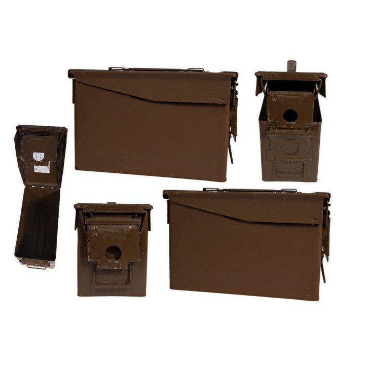 2 St. Britische Munikiste Defense braun med. gebr. 30 x 14 x 19cm - 12,45€/Stück