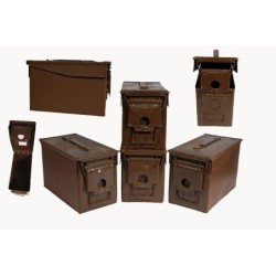 4 St. Britische Munikiste Defense braun med. gebr. 30 x 14 x 19cm - 10,73€/Stück