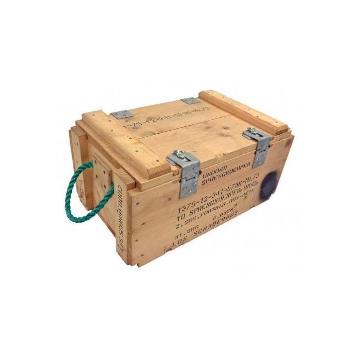 Bundeswehr Holzkiste DM42 natur gebraucht 50 x 30 x 25 cm
