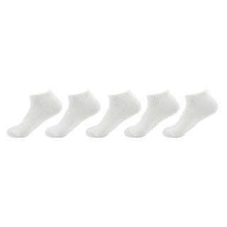 Damen Sneaker Socken » Set 5 Paar Strümpfe » 5er Pack Sneakersocken » Baumwollsocken mit elastischem Mittelfußband - C / 35-3
