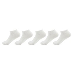Damen Sneaker Socken » Set 5 Paar Strümpfe » 5er Pack Sneakersocken » Baumwollsocken mit elastischem Mittelfußband - C / 39-4
