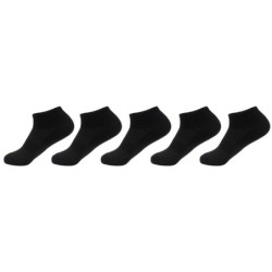 Damen Sneaker Socken » Set 5 Paar Strümpfe » 5er Pack Sneakersocken » Baumwollsocken mit elastischem Mittelfußband - D / 39-4
