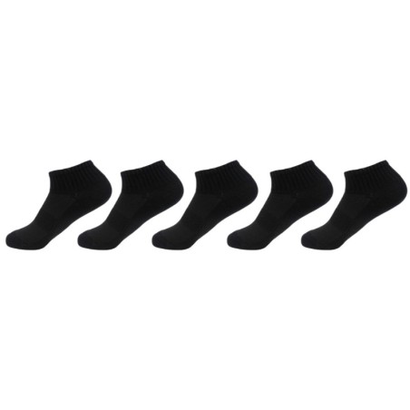 Damen Sneaker Socken » Set 5 Paar Strümpfe » 5er Pack Sneakersocken » Baumwollsocken mit elastischem Mittelfußband - D / 39-4