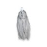 Damen Sommer Schal Glitzer Linien » leichtes Halstuch 180 x 70 cm » Sommerschal mit Glitzerstreifen » weich & dünn - Grau / S
