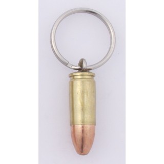 Schlüsselring mit Patrone klein 9 mm