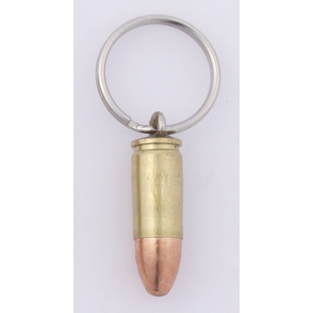 Schlüsselring mit Patrone klein 9 mm