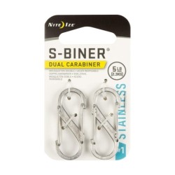 2 Stück Nite Ize Karabinerhaken S-Biner Nr.1 Edelstahl - 3,60€/Stück