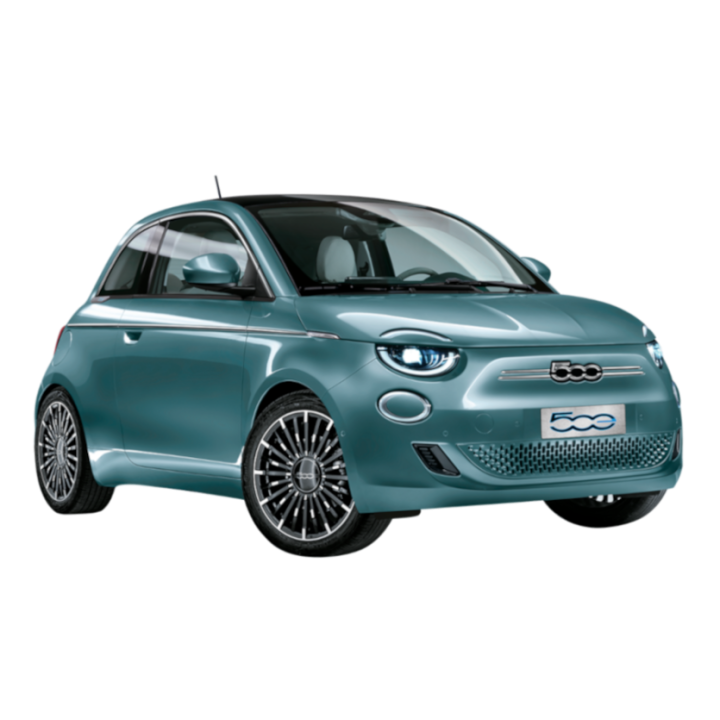FIAT 500.100% ELECTRIC. RANGE UP TO 180KM