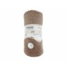 Günstige Jacquard Wohndecke » Kuscheldecke 150x200cm » Couchdecke leichter Flanell » Tagesdecke - Braun