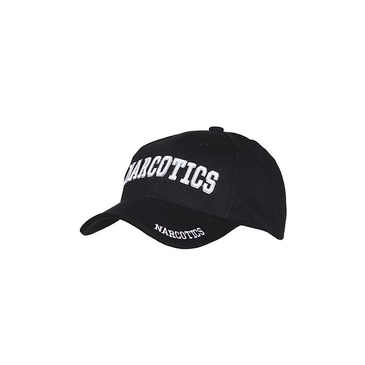 Baseball Cap Narcotics schwarz