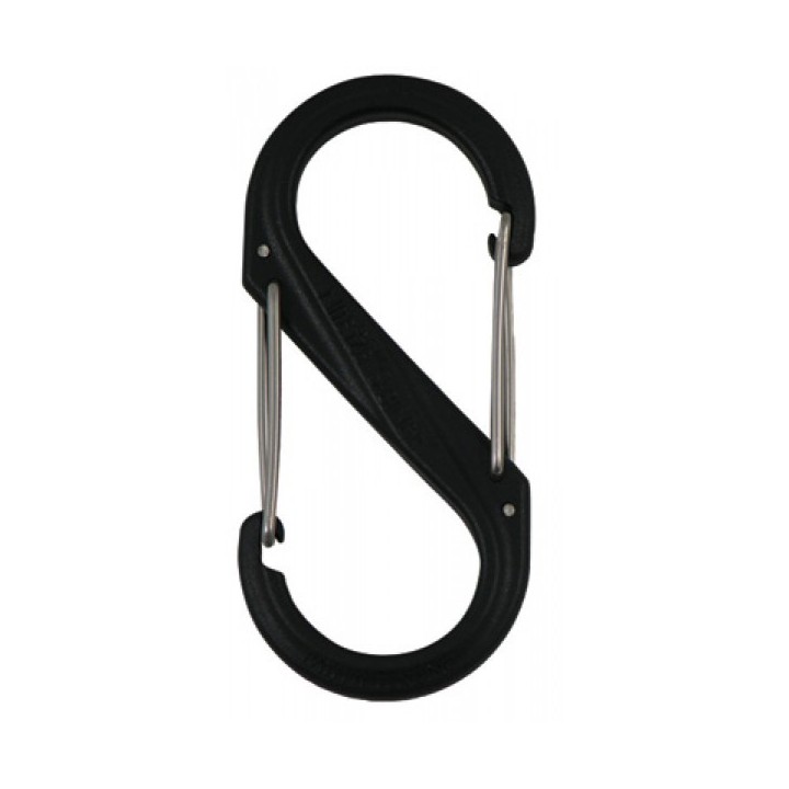 Nite Ize Karabinerhaken S-Biner Nr.4 Kunststoff schwarz