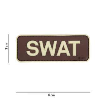 Klett Patch 3D No.18066 SWAT braun 3,0 x 8,0
