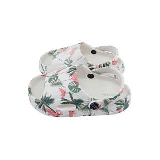 Kinder Badelatschen mit Blumenmuster » günstige Kinderschuhe 'Clou Shoes' » Badeschlappen, Schuhe & Slipper » offene Sandalen