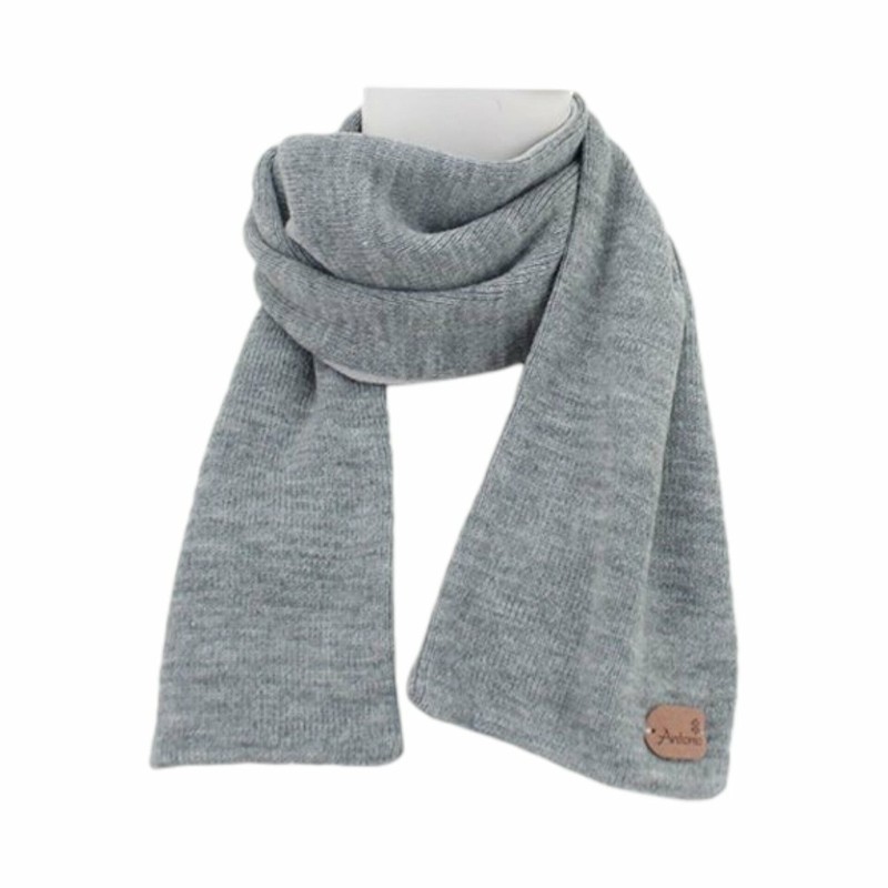 Kinder Winterschal » Kinderschal 120 x 15 cm » Fun Winter Schal - Grau