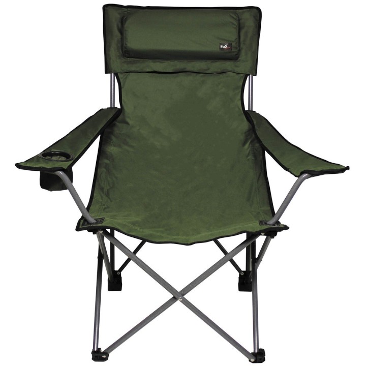 MFH Camping Klappstuhl Deluxe oliv