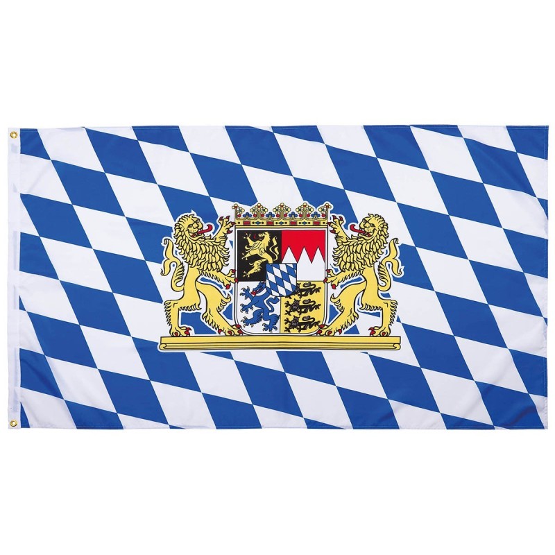MFH Flagge Bayern Wappen mit Löwen 90 x 150