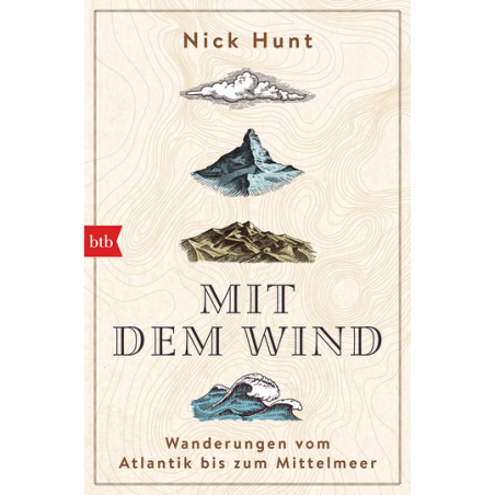 Mit dem Wind.