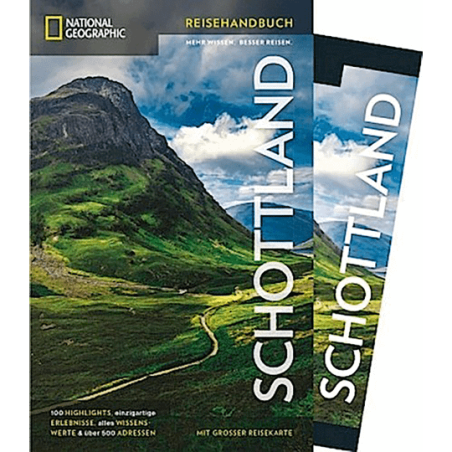NATIONAL GEOGRAPHIC Reisehandbuch Schottland mit Maxi-Faltkarte.