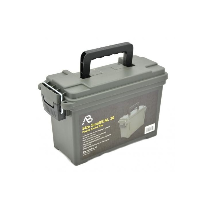 US Munitionskiste Cal.30 Kunststoff oliv 29 x 12,9 x 18 cm