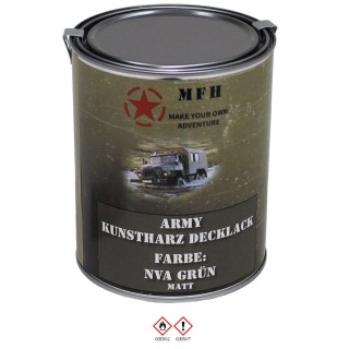 Army Kunstharz Decklack 1 L Dose RAL 6003 NVA grün matt - 22,90 €/L
