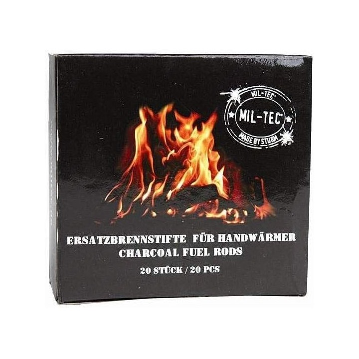 20 Stück Mil-Tec Handwärmer-Ersatzbrennstifte - 0,15 €/Stück
