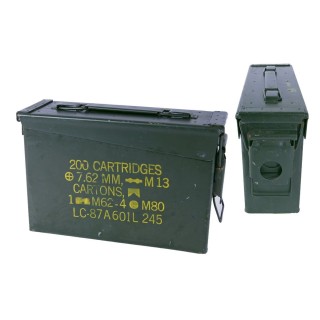 10 St. US Munitionskiste klein Gr.1 oliv gebraucht 27,5 x 10 x 18cm -9,95€/Stück