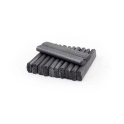 BasicNature 12 Stück Holzkohlestäbchen für Taschenofen - 0,49 €/Stück