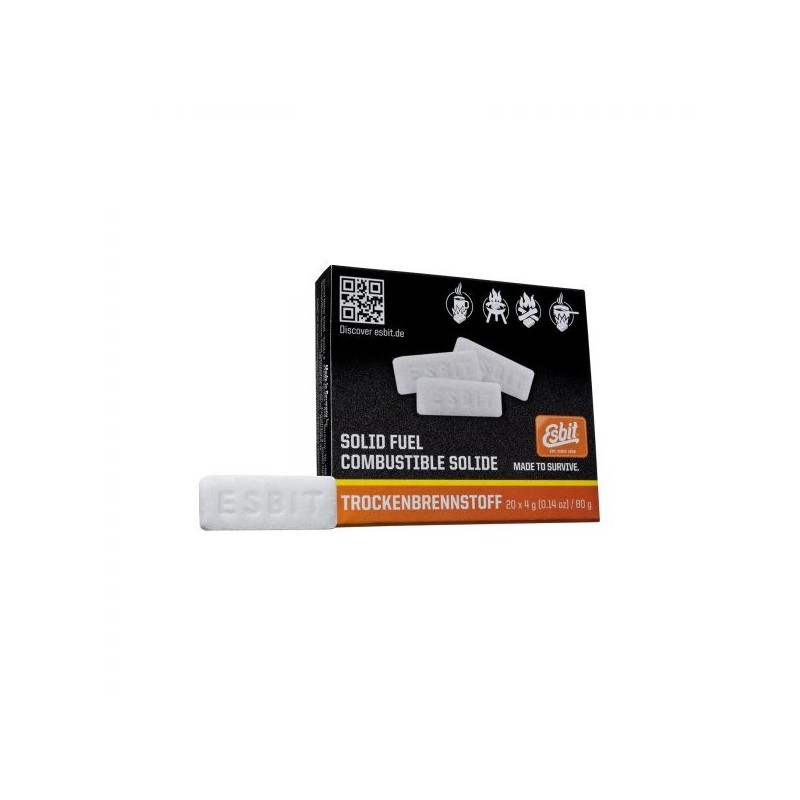 20 Stück Esbit Brennstofftabletten á 4g - 0,28€/Stück