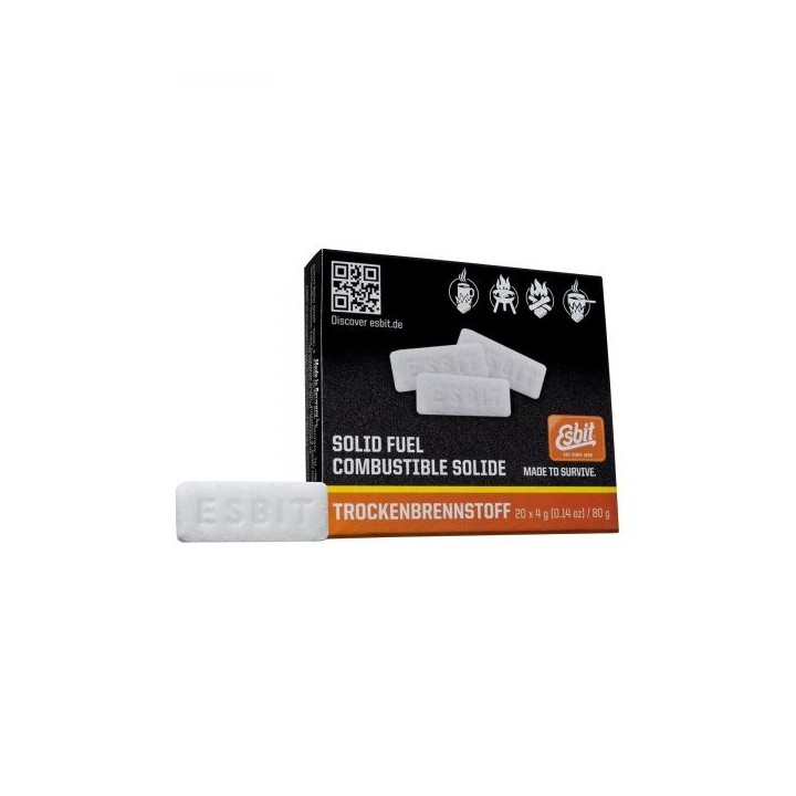 20 Stück Esbit Brennstofftabletten á 4g - 0,28€/Stück