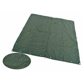 NVA Zeltbahn strichtarn neuwertig 1,8 x 1,76m (3,17m² -12,59€/m²)
