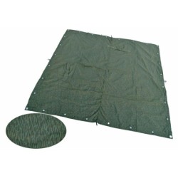NVA Zeltbahn strichtarn neuwertig 1,8 x 1,76m (3,17m² -12,59€/m²)