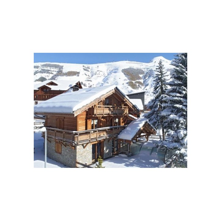 Ferienhaus Le Renard Lodge mit privatem Pool und Sauna - 14 Personen