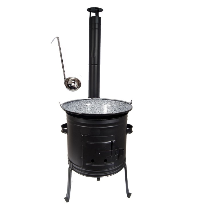 Set Ofen 31 mit Gulaschkessel 10L und GRATIS Schöpflöffel