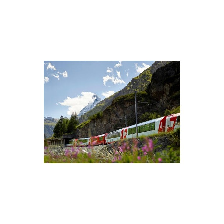 Eigene Anreise Schweiz: Zugreise mit Panorama: Alpen hautnah erleben von Luzern bis Zermatt inkl. 3-Sterne-Hotels