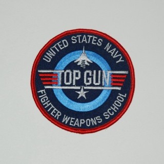 Textilpatch No.5024 Top Gun Fighter Weapons School 10 x 10 selbstklebend