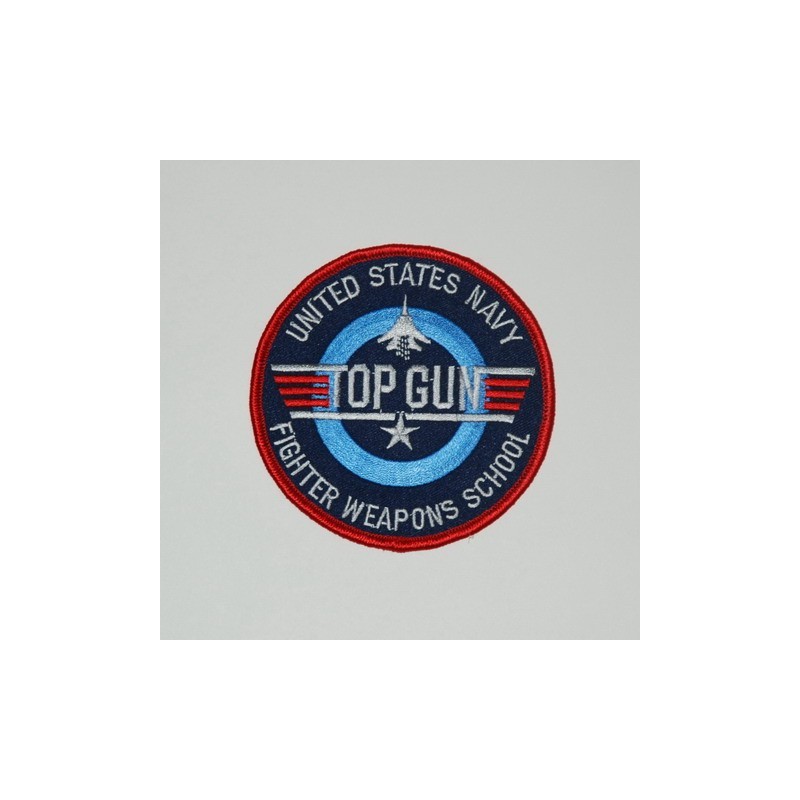 Textilpatch No.5024 Top Gun Fighter Weapons School 10 x 10 selbstklebend