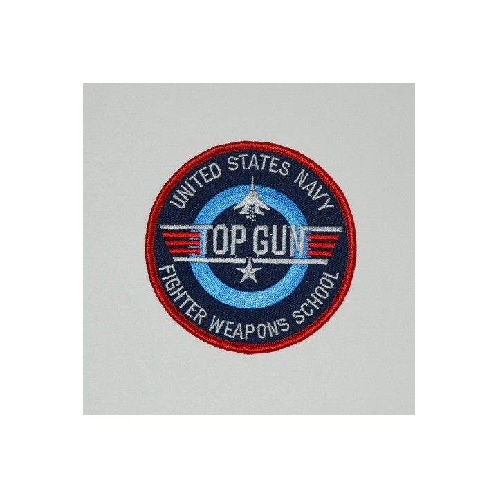 Textilpatch No.5024 Top Gun Fighter Weapons School 10 x 10 selbstklebend