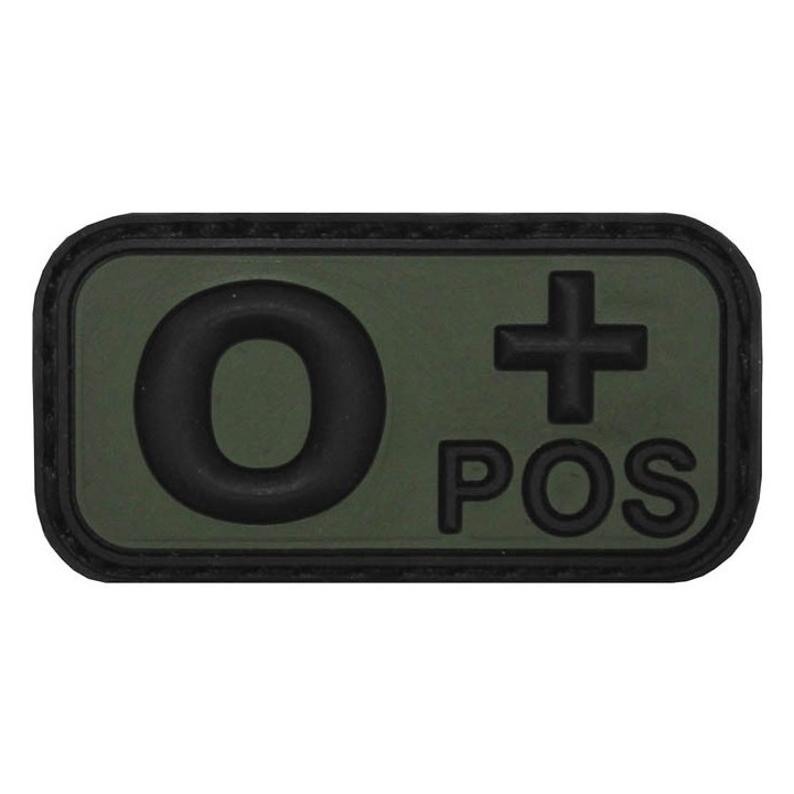 Klett Patch 3D  Blutgruppe 0 POS