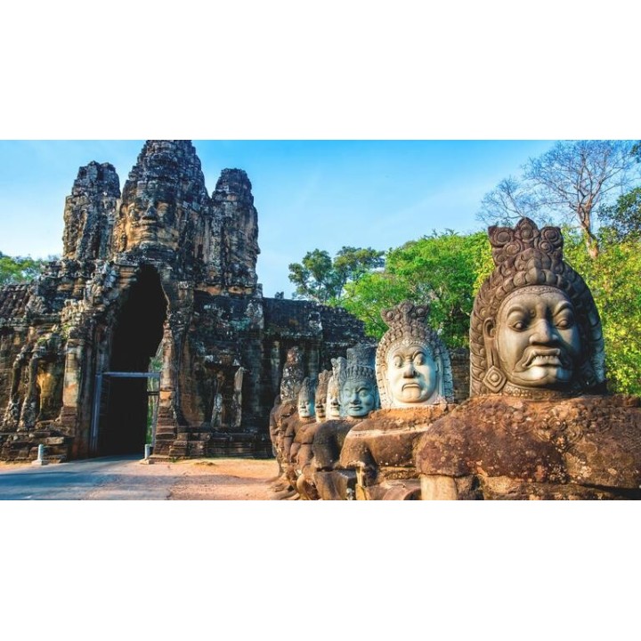 Rundreisen Kambodscha: Kulturelle Schätze und tropische Ruheoasen