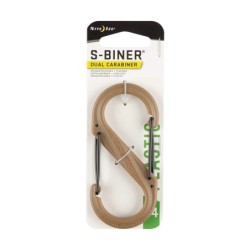 Nite Ize Karabinerhaken S-Biner Nr.4 Kunststoff braun
