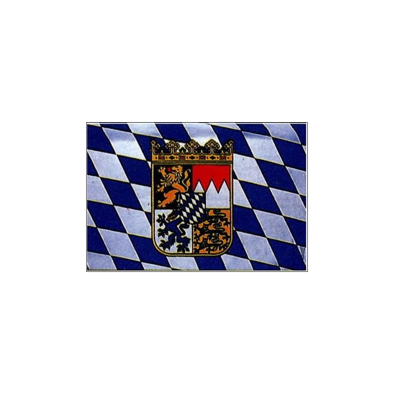 Fähnchen Bayern Wappen mit Holzstiel 30 x 45 cm