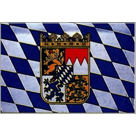 Fähnchen Bayern Wappen mit Holzstiel 30 x 45 cm
