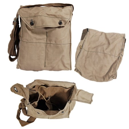 Finnische Packtasche braun mit Knöpfen gebraucht