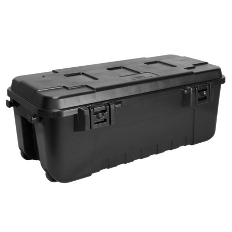 Plano 102 L Transportkiste Kunststoff mit Rollen schwarz 94,45 x 45,72 x 36,51