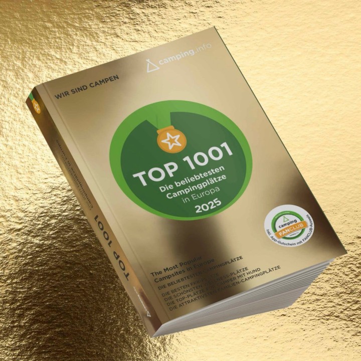 TOP 1001 – Die beliebtesten Campingplätze in Europa 2025